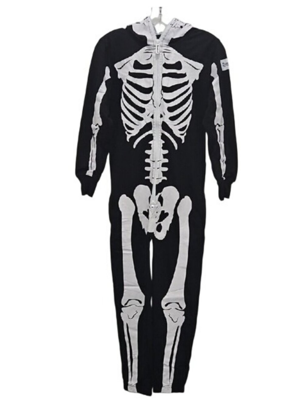 Tipsy Elves Skeleton Jumpsuit Costume Full Zip Unisex Big Kids XL New Halloween
